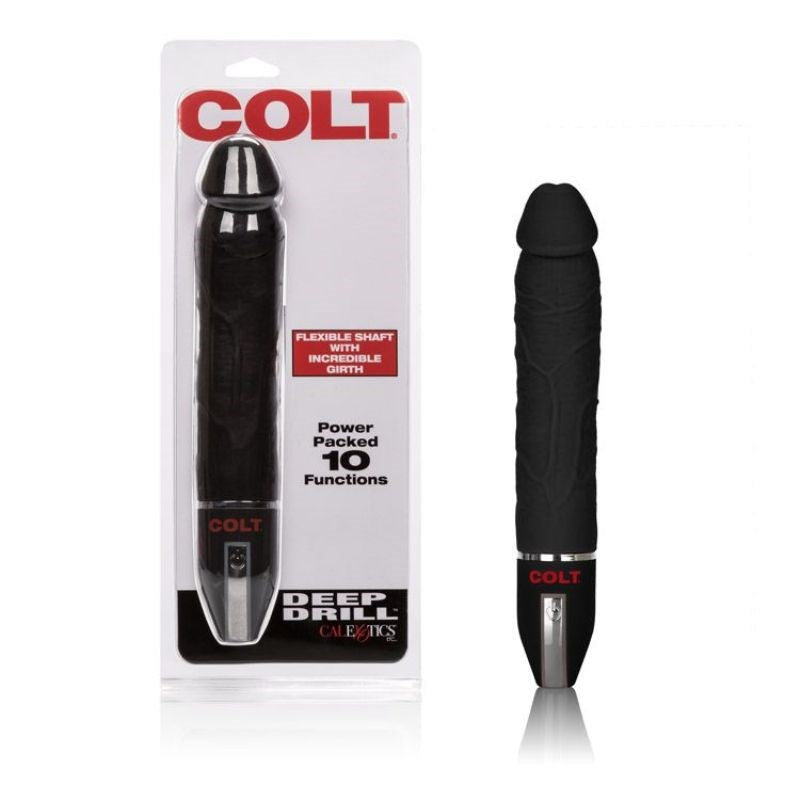 California Exotics Colt Deep Drill Rechargeable Vibrator with Deep Penetration - Non-Realistic Dildos