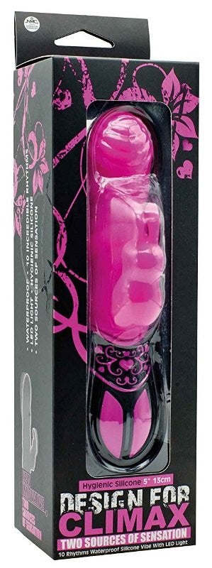 NANMA Corporation Design for Climax 5 in. Silicone Vibrator & Clit Stimulator - - Silicone Vibrators