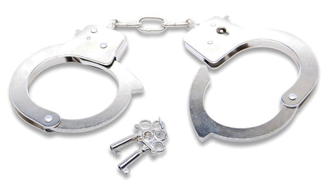 Pipedream Products Fetish Fantasy Series Official Bondage Handcuffs Steel - Cuffs and Restraints