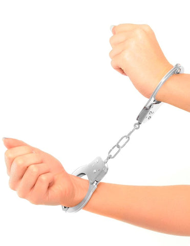 Pipedream Products Fetish Fantasy Series Official Bondage Handcuffs Steel - Cuffs and Restraints