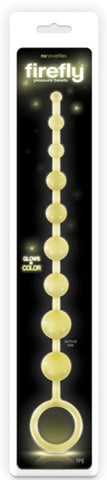 NS Novelties Firefly Pleasure Beads Glow in the Dark Anal Beads - Double Ender