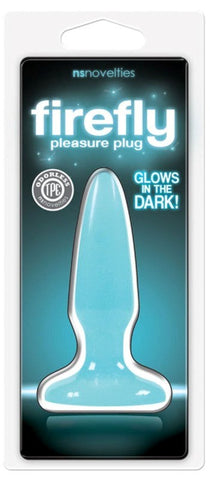 NS Novelties Firefly Pleasure Plug Mini Glow in Dark Anal Butt Plug - Butt Plugs