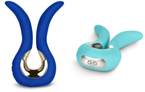 Gvibe Mini Dual Motor Vibrator Waterproof G Spot and Clitoral Stimulation - Butt Plugs