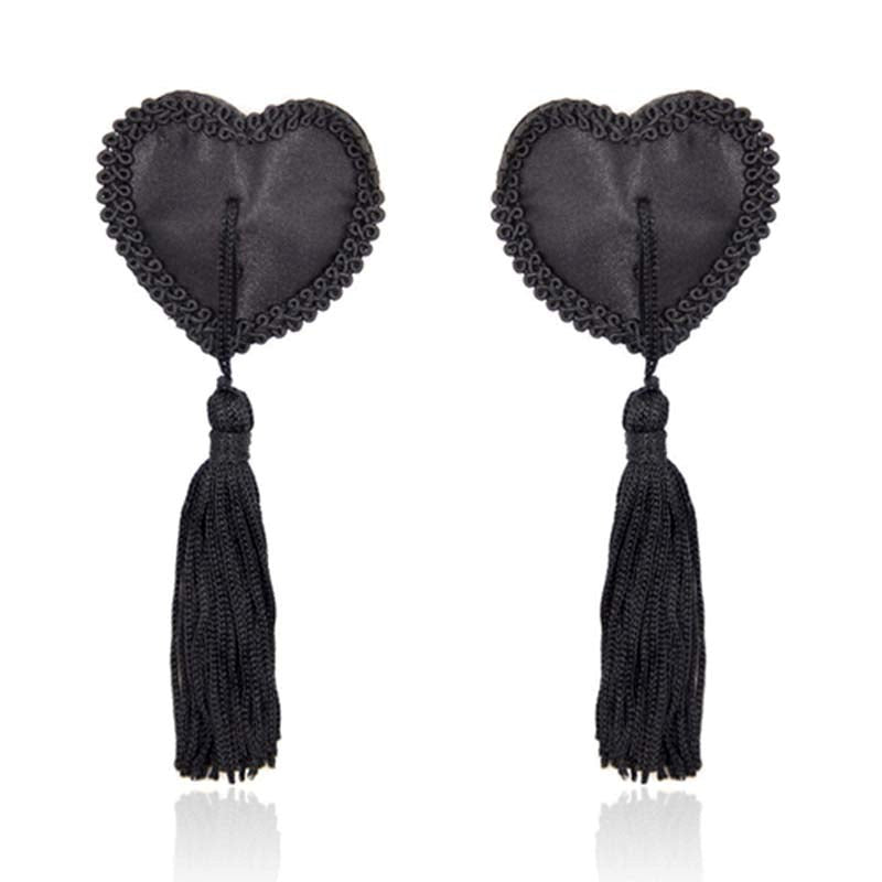 Ella Bidoe Heart Style Nipple Pasties Seductive Coverage - - Fancy Dress Ups