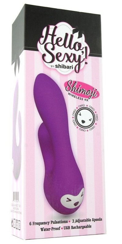 Shibari Hello Sexy By Shibari Shimoji G Spot Vibrator USB Rechargeable - - Remote Control Vibrators