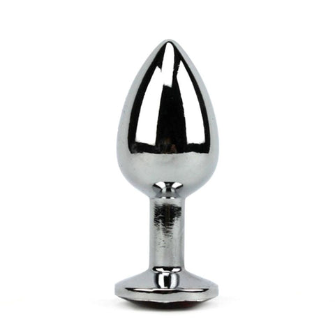 BDStyle Jewel Encrusted Stainless Steel Butt Plug Large Premium Design - Butt Plugs