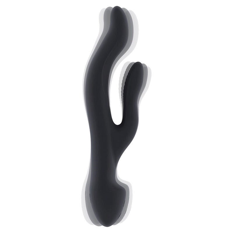 Shots Toys Jil Keira Flexible Rabbit Vibrator Dual Motor Stimulation - - Clit Ticklers and Pulsators