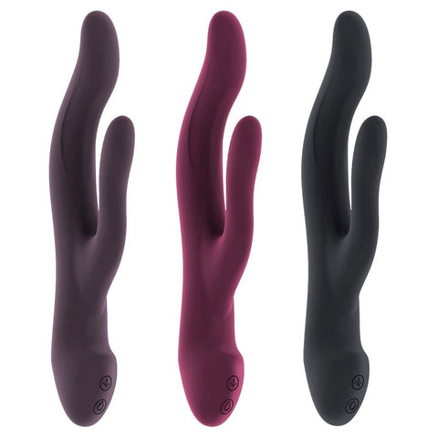 Shots Toys Jil Keira Flexible Rabbit Vibrator Dual Motor Stimulation - Clit Ticklers and Pulsators