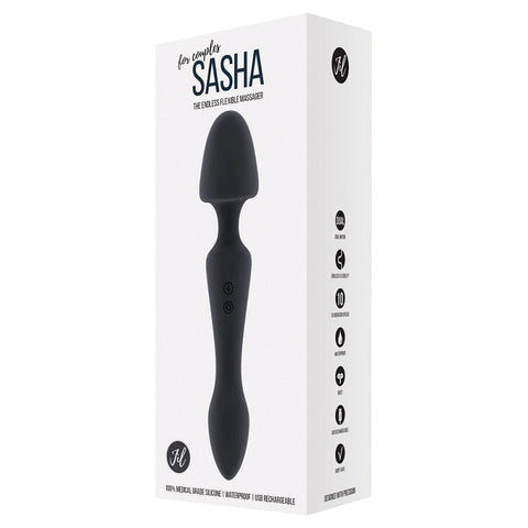 Shots Toys Jil Sasha Flexible Massager Dual Motor Vibrator - Clit Ticklers and Pulsators