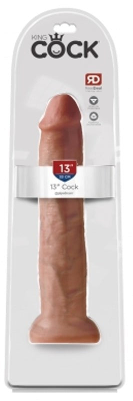 Pipedream Products King Cock 13 inch Realistic Pleasure Dong with Suction Cup - - Realistic Dildos