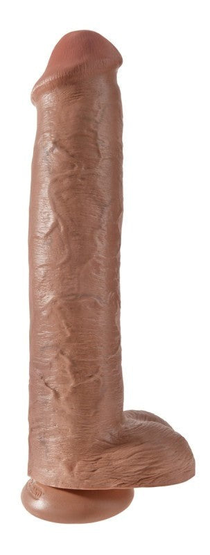 Pipedream Products King Cock 15 Inch Realistic Dong with Balls Dildo - Rabbit Vibrators