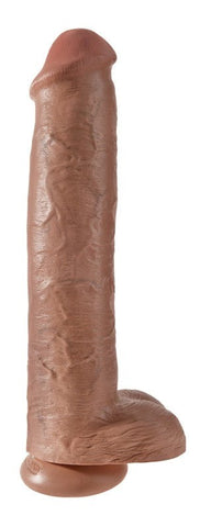 Pipedream Products King Cock 15 Inch Realistic Dong with Balls Dildo - Rabbit Vibrators