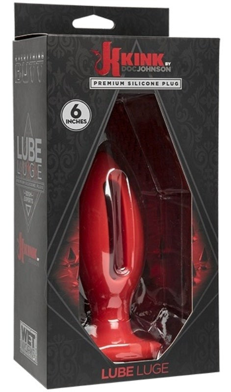 Doc Johnson Kink Wet Works Lube Luge Premium Silicone Butt Plug 6 Inch - - Butt Plugs