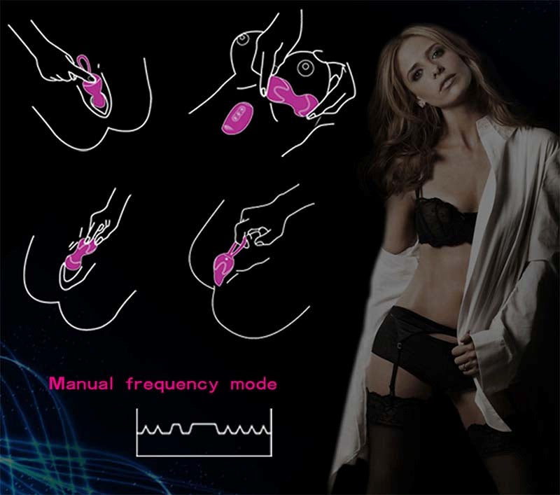 LoveMate Akili Remote Control Egg Vibrator Kegel Strengthening Sex Toy - - Rabbit Vibrators