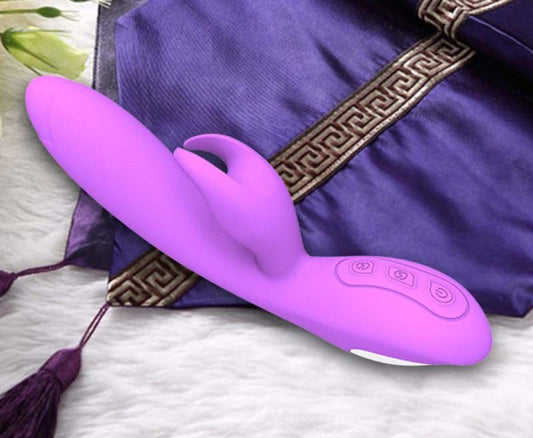 LoveMate Ellen Rabbit Vibrator with Dual Motors and 10 Vibration Modes - - G-Spot Vibrators