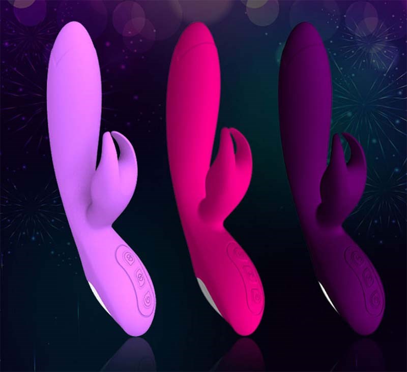 LoveMate Ellen Rabbit Vibrator with Dual Motors and 10 Vibration Modes - - G-Spot Vibrators