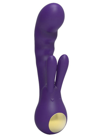Evolved Lustre by Playful Bliss Rechargeable Bunny Vibrator with Motors - G-Spot Vibrators