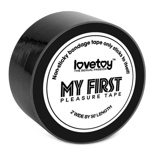 Lovetoy My First Non Sticky Bondage Tape for Safe BDSM Restraint Play - - Cuffs and Restraints