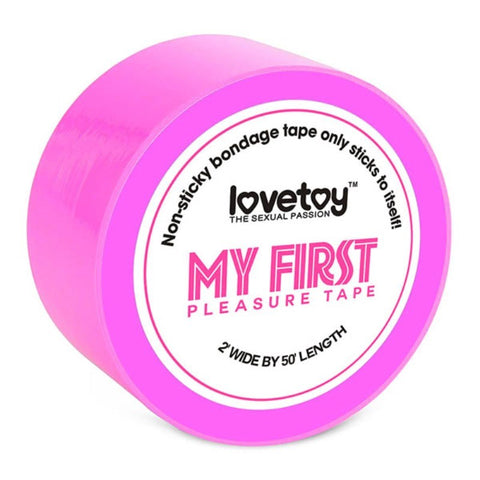 Lovetoy My First Non Sticky Bondage Tape for Safe BDSM Restraint Play - Cuffs and Restraints