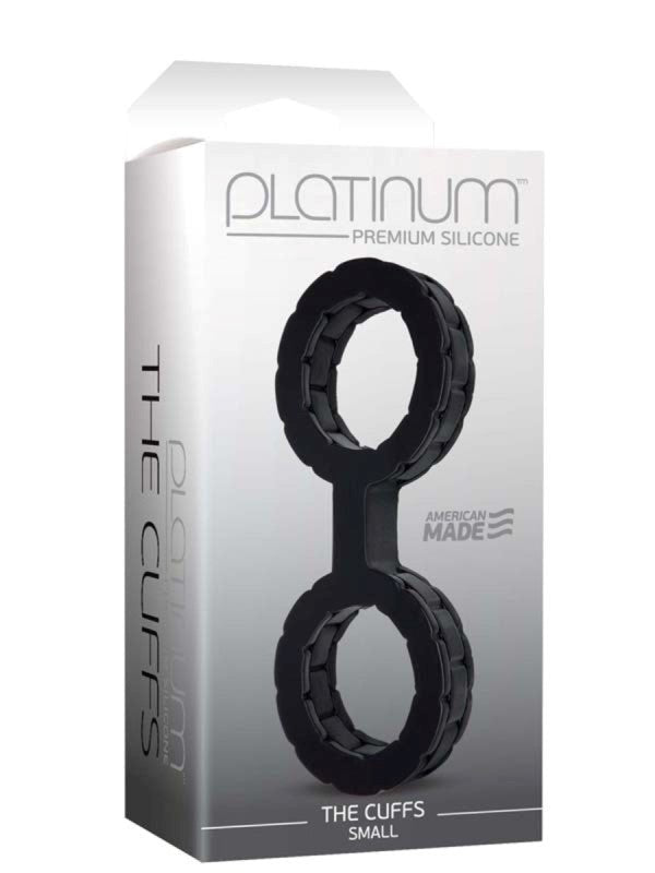 Doc Johnson Platinum BDSM Play The Cuffs Small Premium Silicone Restraints - Anal Dildos