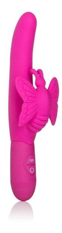 California Exotics Posh 10 Function Silicone Fluttering Butterfly Vibrator - Realistic Dildos