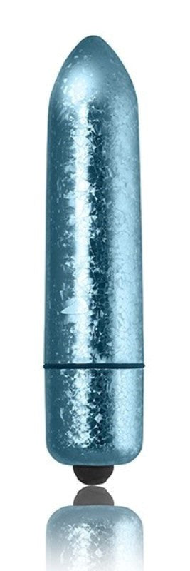 Rocks Off 120mm Frosted Fleurs Bullet Vibrator with 10 Vibration Functions - - Bullet Vibrators