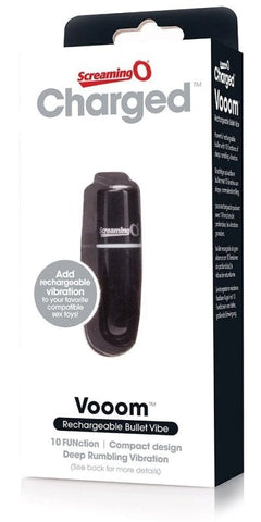 Screaming O Charged Vooom Bullet Vibrating Cock Ring - Strap On Sextoys