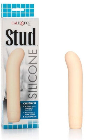 California Exotics Silicone Stud Chubby G Vibrator with Removable Stimulator - Realistic Dildos