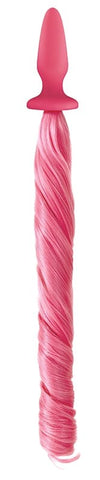 NS Novelties Unicorn Tails Pastel Butt Plug with Flowing Fantasy Tail - Butt Plugs