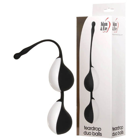 Adam & Eve Teardrop Duo Balls with Rolling Weights - Butt Plugs