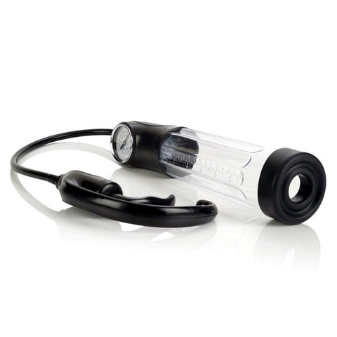 California Exotics Advanced Master Gauge Penis Enlargement Pump with Pressure Gauge - Rabbit Vibrators