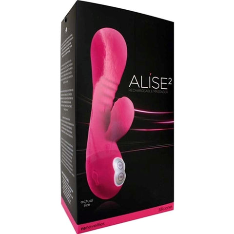 NS Novelties Alise 2 Vibrator Dual Motor G Spot Clitoral Stimulation - Strap On Sextoys