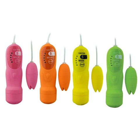 Aphrodisia Lover Vibrating Clitoral Egg Fluorescent Multi Speed Vibrator - Love Eggs and Kegel Exercisers
