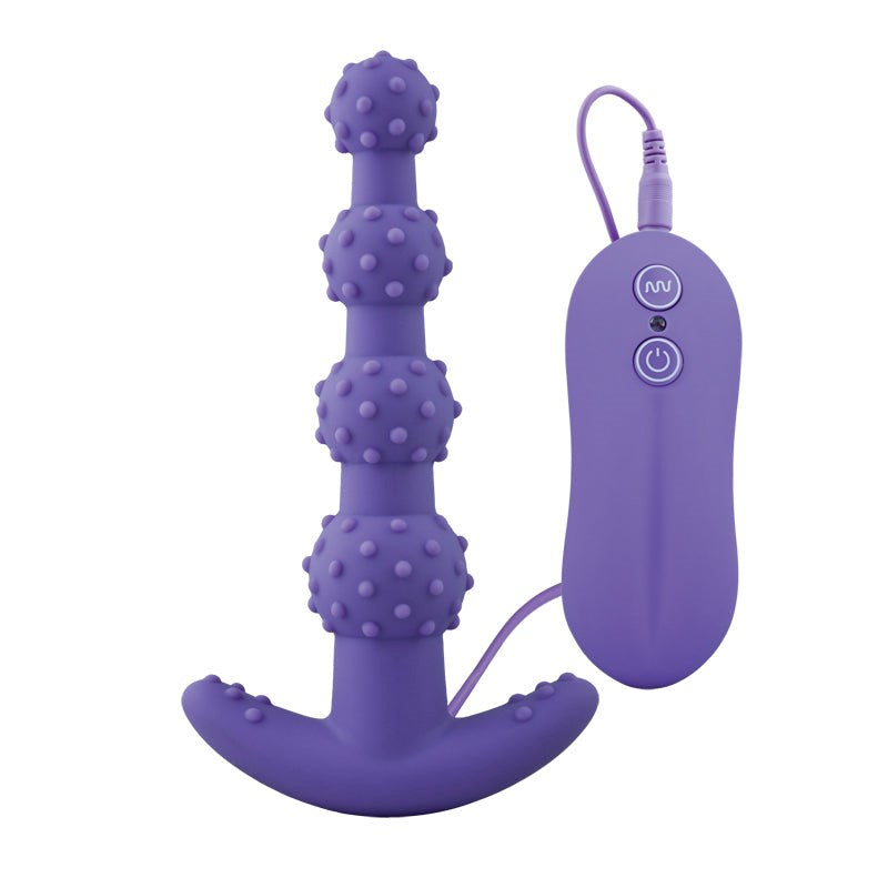 Aphrodisia MaxPleasure Vibrating Anal Beads with 10 Vibration Modes - - Butt Plugs