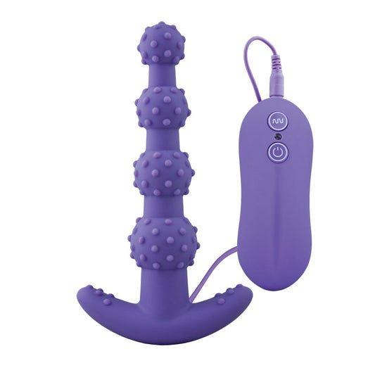 Aphrodisia MaxPleasure Vibrating Anal Beads with 10 Vibration Modes - - Butt Plugs