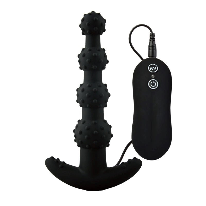 Aphrodisia MaxPleasure Vibrating Anal Beads with 10 Vibration Modes - - Butt Plugs