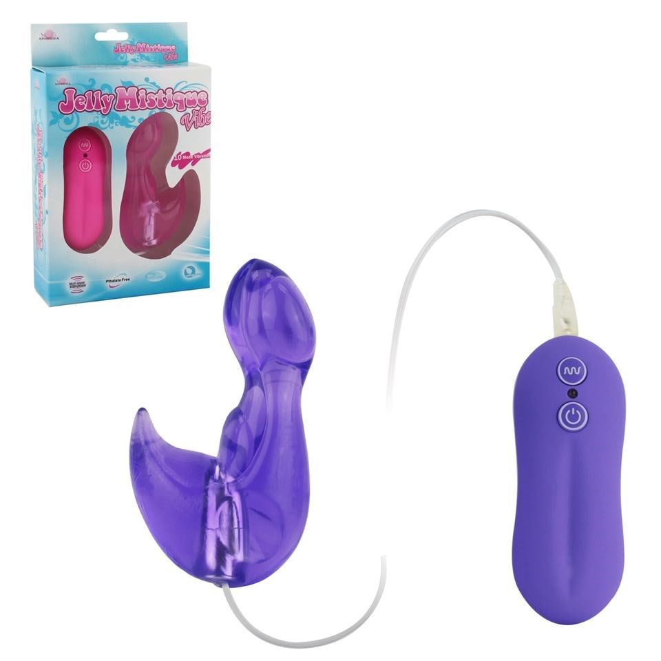 Aphrodisia Mistique Jelly Vibe Red Flexible Vibrator - - G-Spot Vibrators