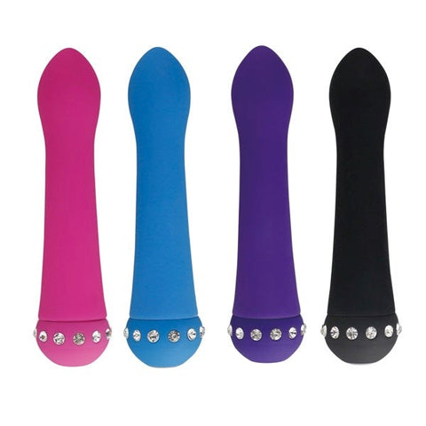 Aphrodisia Sparkle Succubi Caressing G Spot Vibrator with Diamantes - G-Spot Vibrators