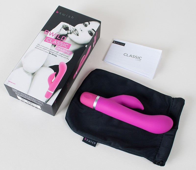 B Swish BWILD Classic Marine Dual Motor Waterproof Vibrator - - Personal Massagers
