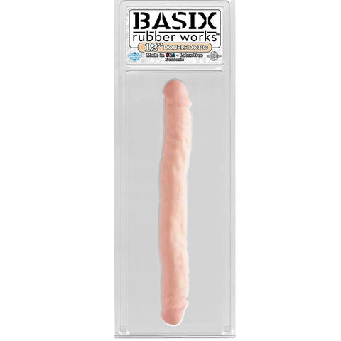 Pipedream Products Basix 12 Inch Double Ender Realistic Dong - Realistic Dildos