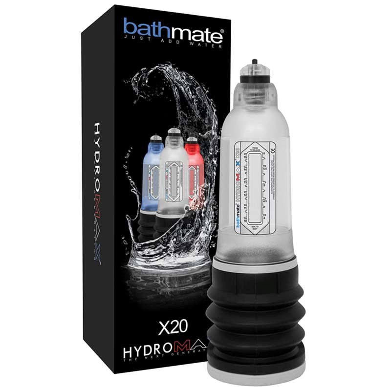 Bathmate Hydromax X20 Penis Pump with Hydro Technology and Bellows System - - Rabbit Vibrators
