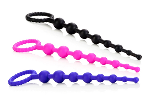 California Exotics Booty Call Booty Beads 8 Inch Anal Sex Toy - Personal Massagers