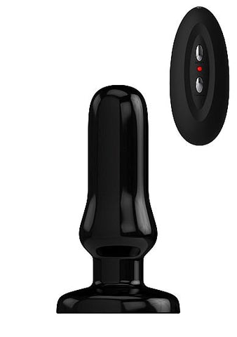 Shots Toys Bottom Line Vibrating Butt Plug Model 4 Remote Control Anal Toy - Anal Vibrators