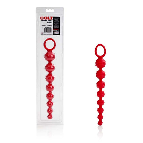 California Exotics Colt Power Drill Balls Graduated Anal Beads - Mini & Slim Vibrators
