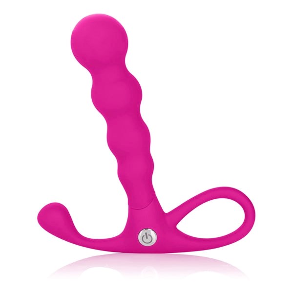 California Exotics Embrace Beaded Probe Prostate Massager with Vibration - - Rabbit Vibrators