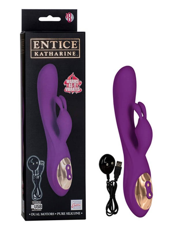 California Exotics Entice Katharine Vibrator with Heating Technology - - Rabbit Vibrators