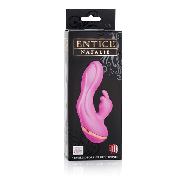 California Exotics Entice Natalie Vibrator Dual Motor Clitoral Stimulation - Rabbit Vibrators