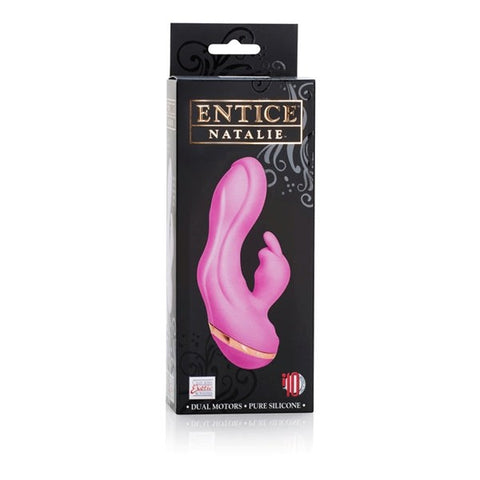 California Exotics Entice Natalie Vibrator Dual Motor Clitoral Stimulation - Rabbit Vibrators