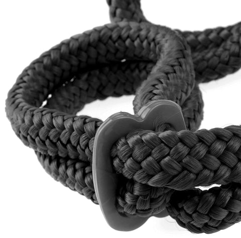 Pipedream Products Fetish Fantasy BDSM Play Silk Rope Love Cuffs - Cuffs and Restraints
