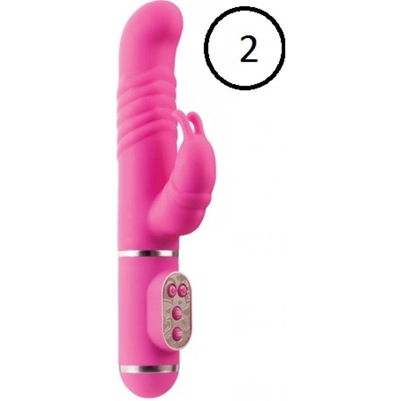 NANMA Corporation Flaming Amour Rabbit Bunny Version 2 Dual Motor Vibrator - - Strap On Sextoys